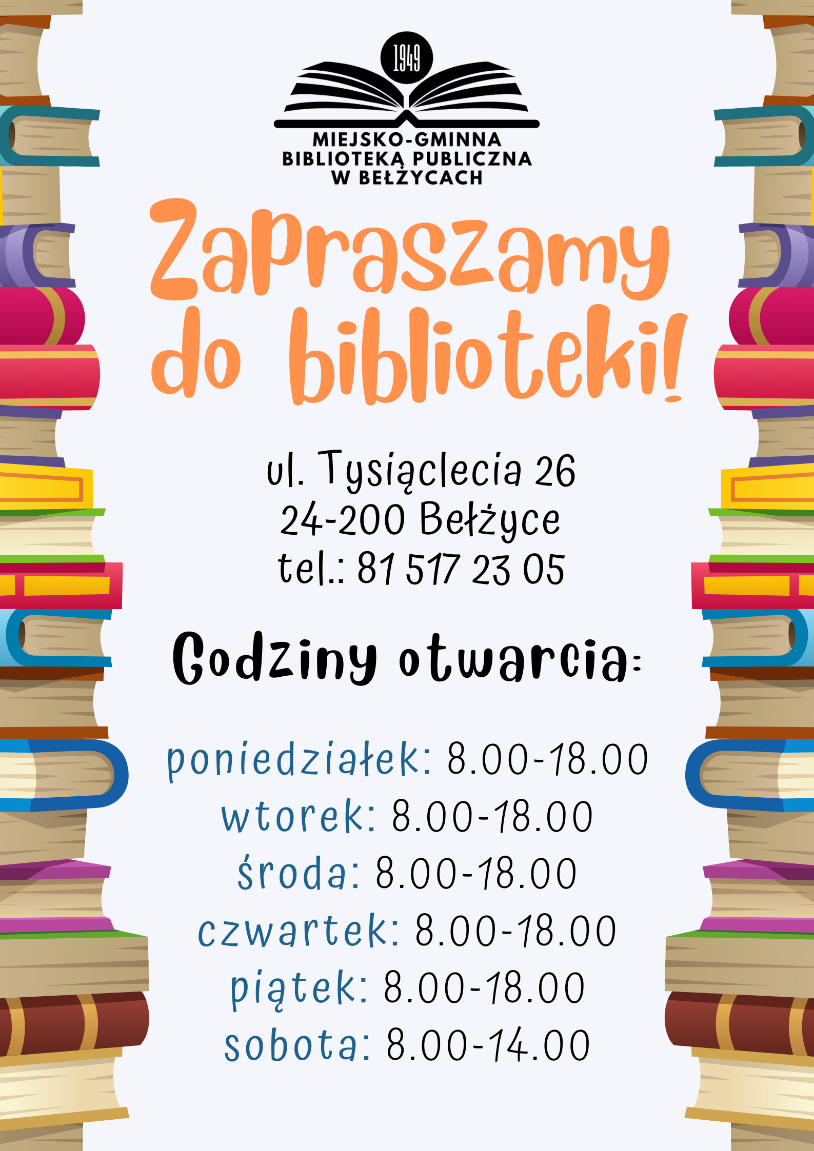 Zapraszamy do biblioteki